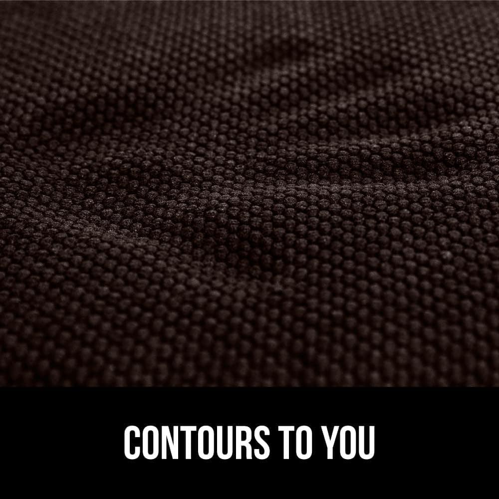 Gorilla Grip Chair Cushions, Set of 4, 16×16, Memory Foam Pads for Dining Room, Kitchen Table, Office Desk, Rocking Chairs, Stay in Place Backing, Comfortable Microfiber Seat Cover Pad Cushion, Brown