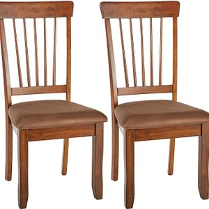 Signature Design by Ashley D199-01 Dining-Chair, 2 count, Light Brown